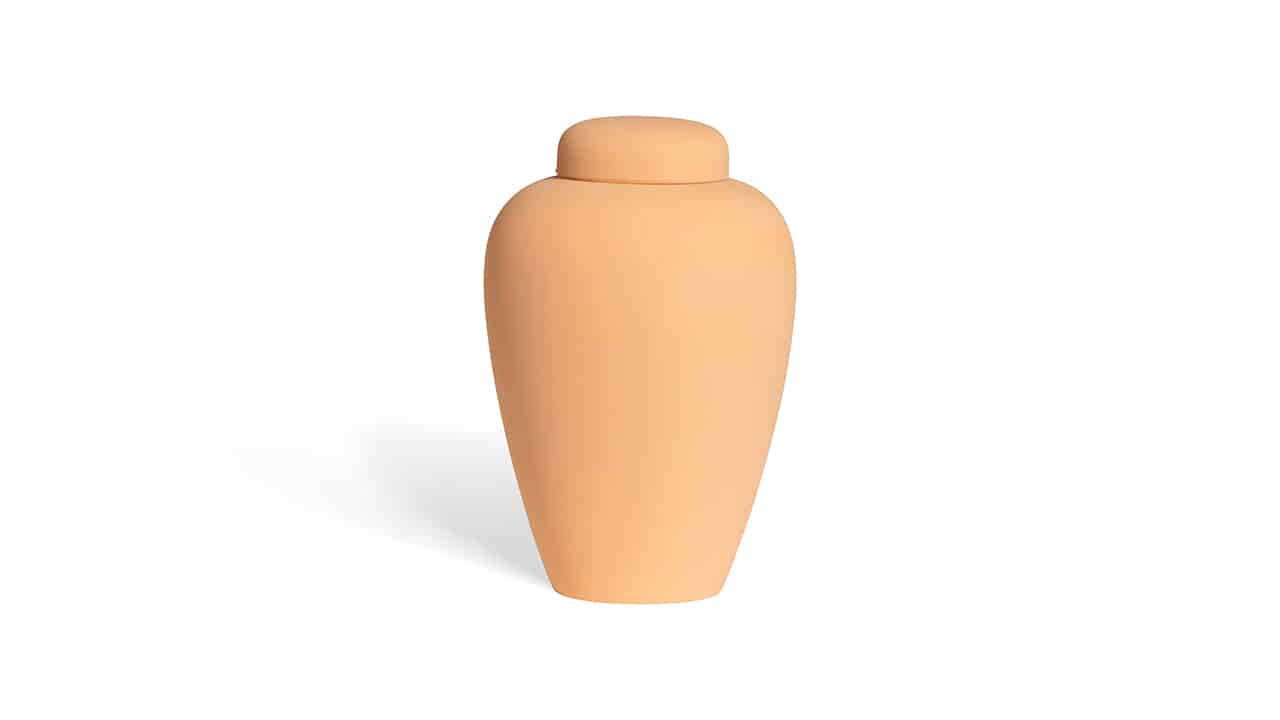 Terracotta lerurne fra Fuglebjerg Kistefabrik | Kongevejens Bedemandsforretning | Kongevejens Bedemandsforretning Terracotta lerurne fra Fuglebjerg Kistefabrik – varm og naturlig urne hos Kongevejens Bedemandsforretning.